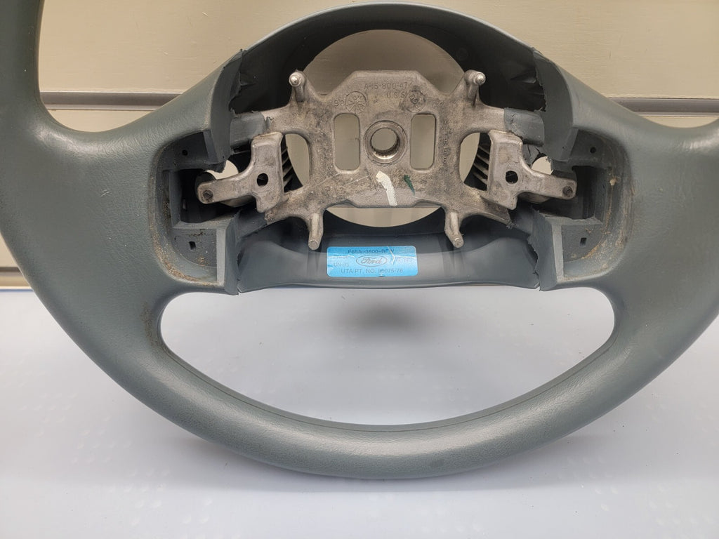 🔥1997-2003 Ford F-150 Leather Steering Wheel Cruise Dash DARK GRAY