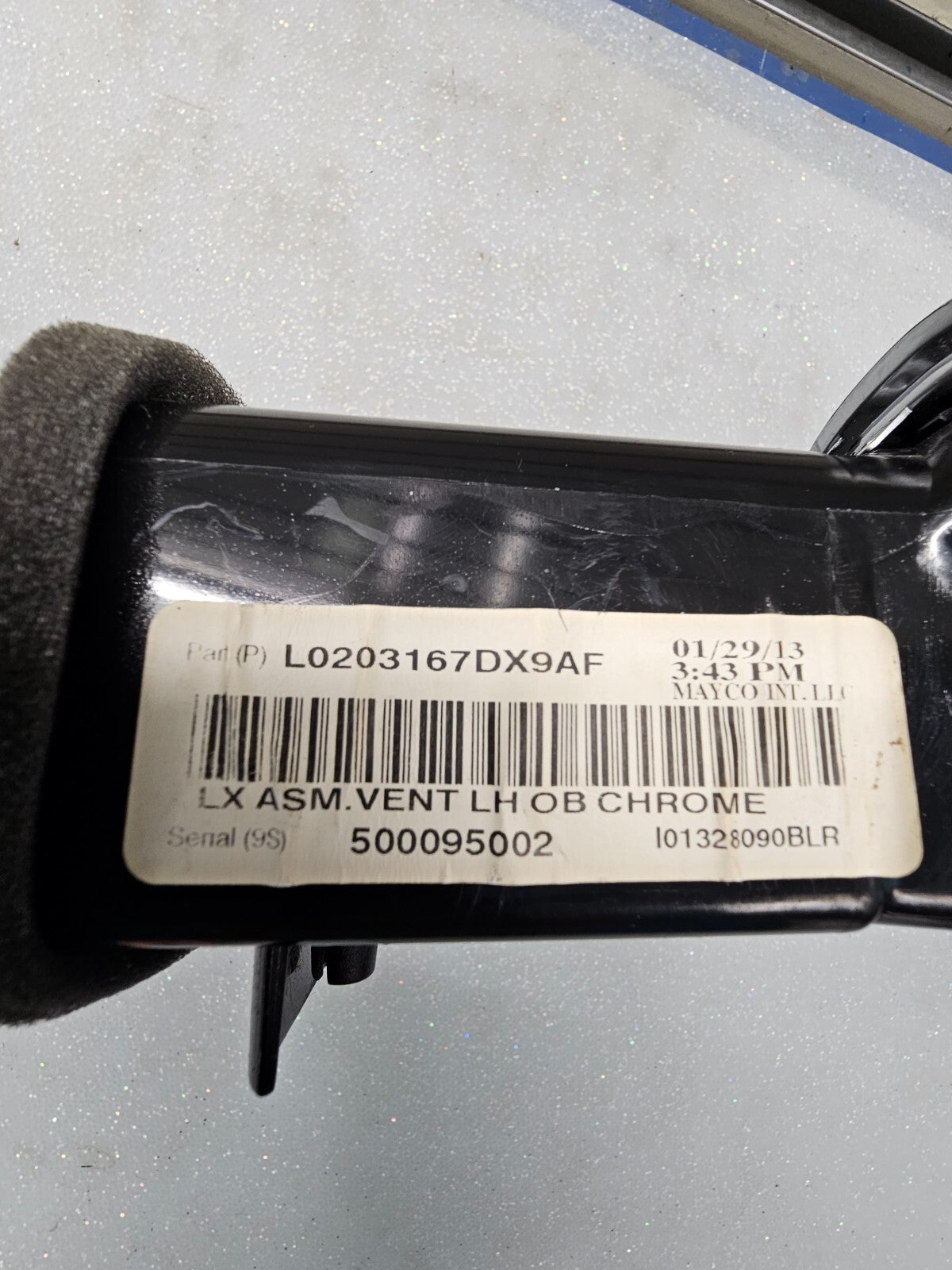 🔥2011 - 2014 Chrysler 300 Driver Left Side Dash Air Vent OEM SILVER/BLACK