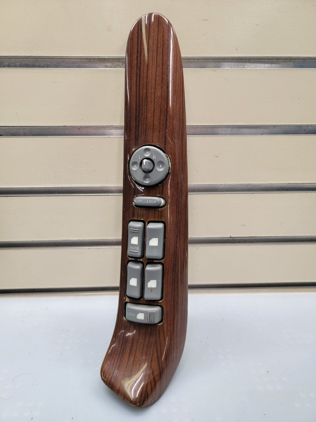 🔥1999-2000 Cadillac Escalade Master Power Window Switch Bezel Woodgrain OEM