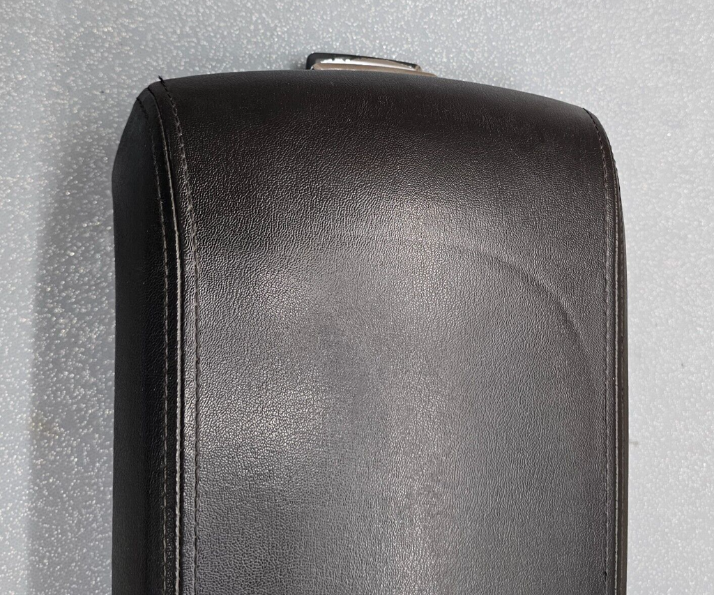 07-10 Lincoln MKX Console Lid Pull Cover Top Pad Leather Arm Rest Assembly Black