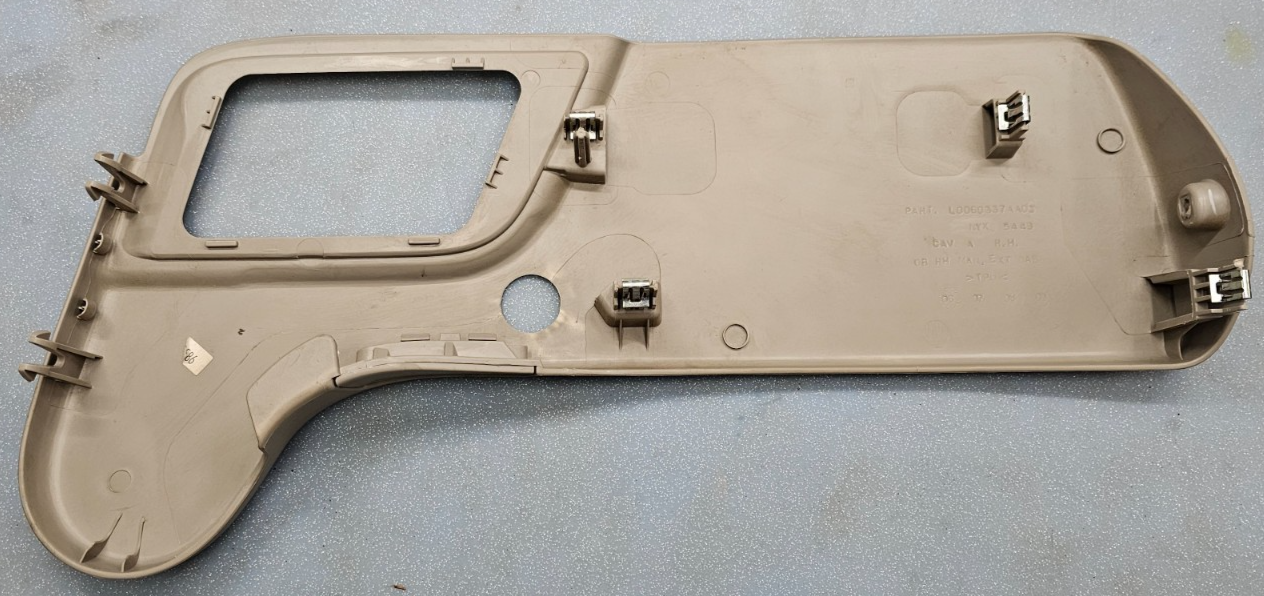 🔥07-14 Silverado Sierra Front Right Passenger Seat Switch Trim Cover Panel Gray