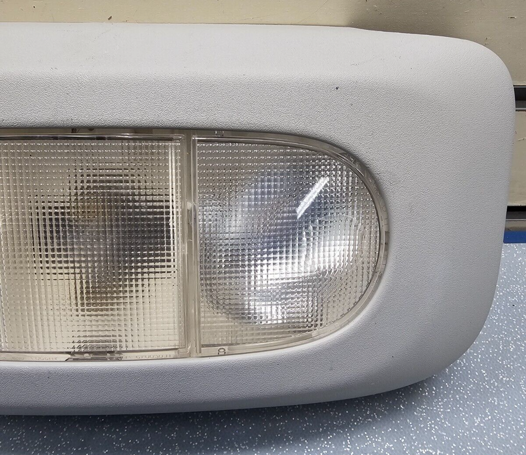 🔥04-08 Ford F-150 Overhead Console DOME Light🔴Lamp Storage Assembly Gray OEM
