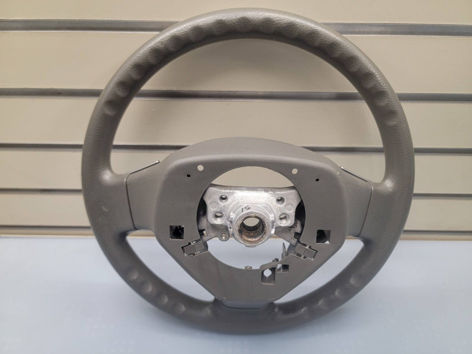 🔥09-13 TOYOTA MATRIX COROLLA FRONT STEERING COLUMN WHEEL ASSEMBLY GRAY LEATHER