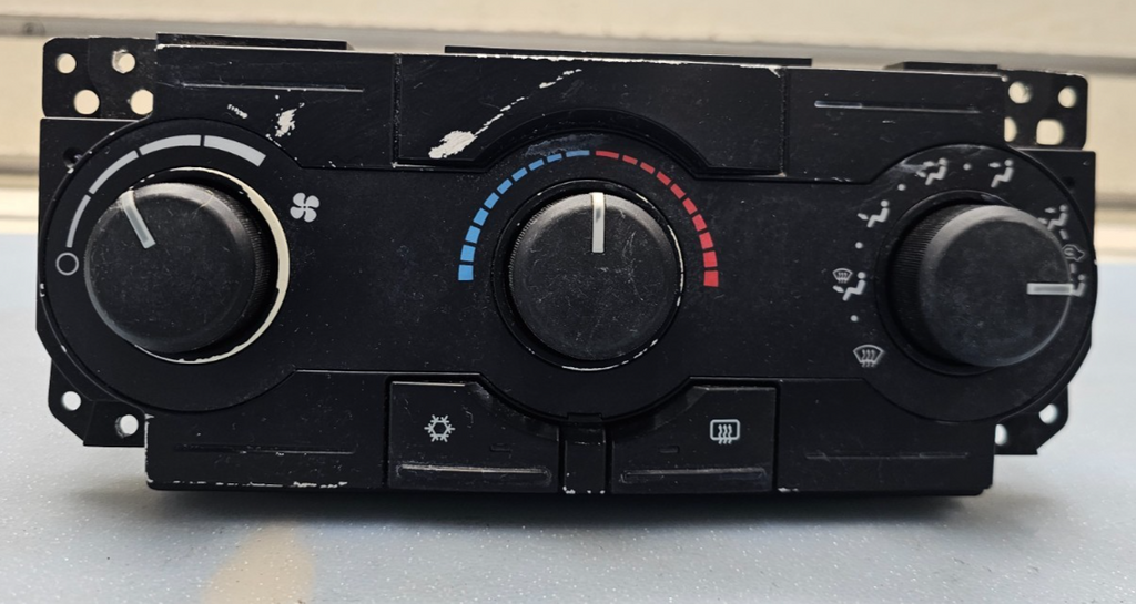 08-10 Grand Cherokee Commander Dash AC Heater Temperature Climate Control Black