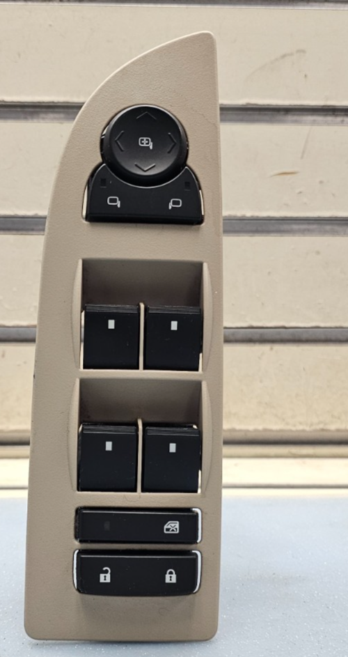 🔥06-11 Buick Lucerne Front Left Driver Master Power Door Window Switch Tan OEM