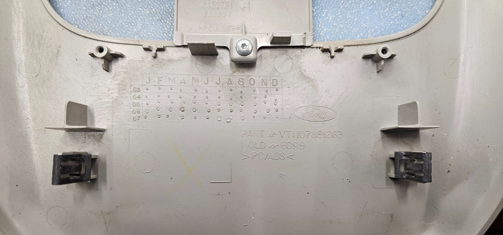 🔥04-08 Ford F-150 F150 Overhead Console DOME Map Light Lamp Roof Storage Tan