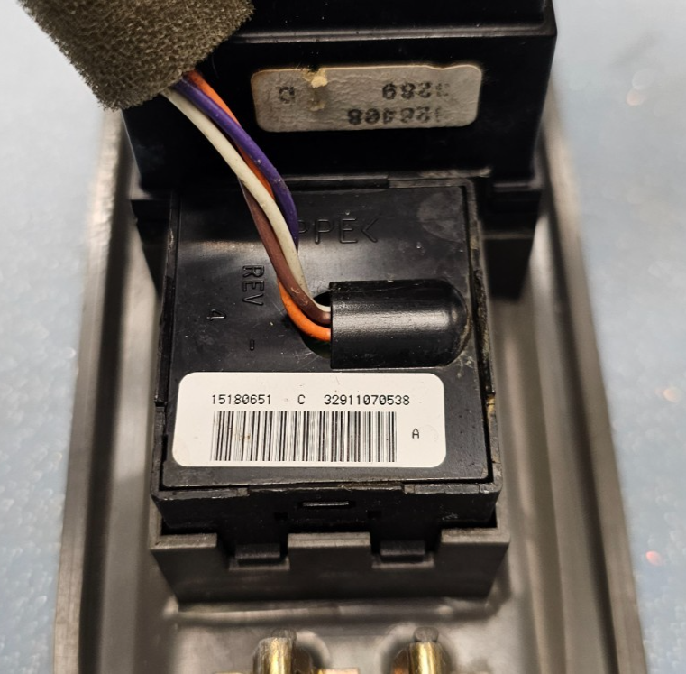🔥02-05 GMC ENVOY Window Door Switch Front LEFT Master Driver Assembly BLACK OEM