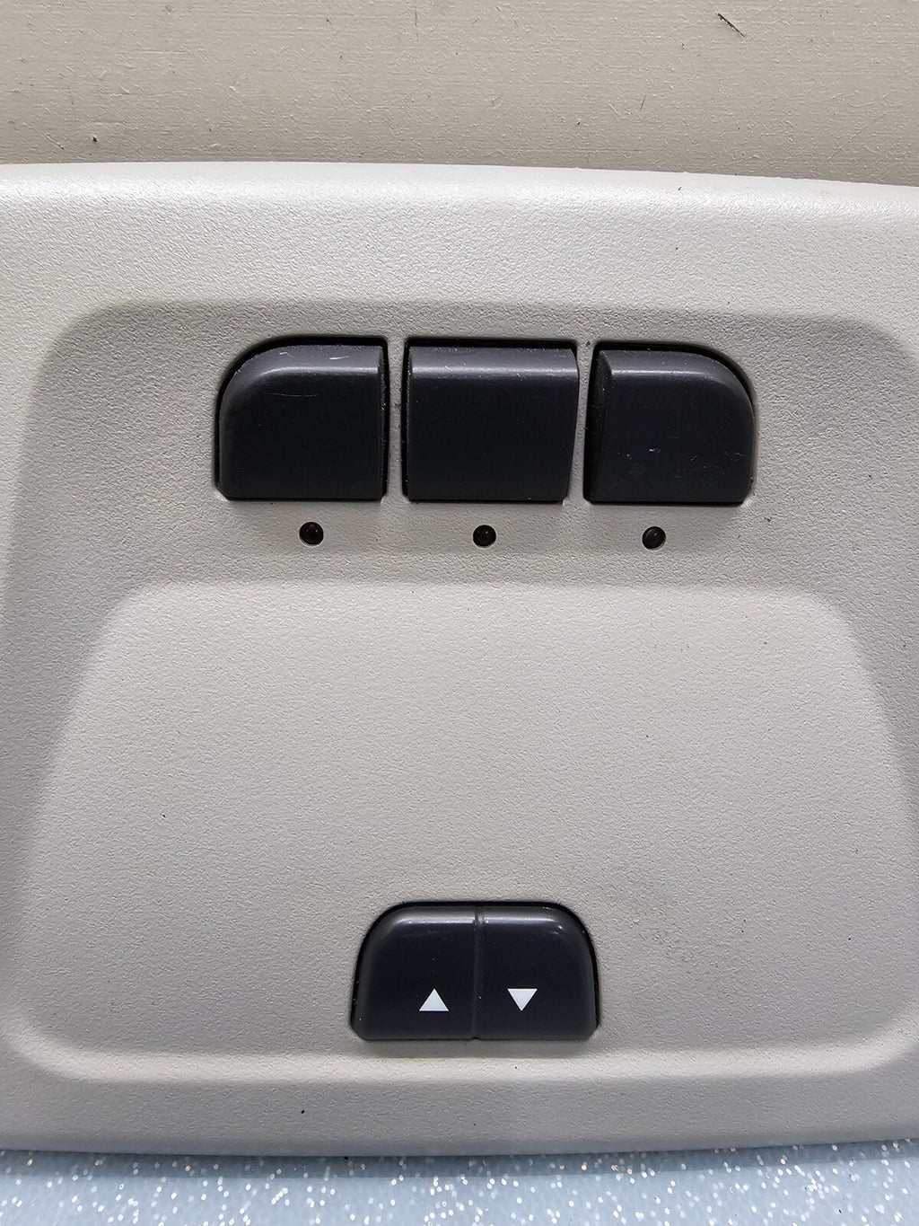 13-16 Impala Center Overhead Console Dome Map Light Lamp Cubby Assembly LT Gray