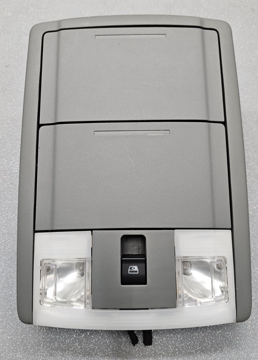 🔥09-14 Ford F150 Expedition Overhead Console Dome Map Light Storage Gray OEM