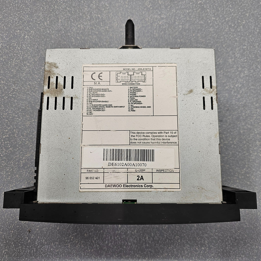 🔥07-08 CHEVY AVEO Dash Audio Equipment Radio AM FM Receiver Auxiliary Input