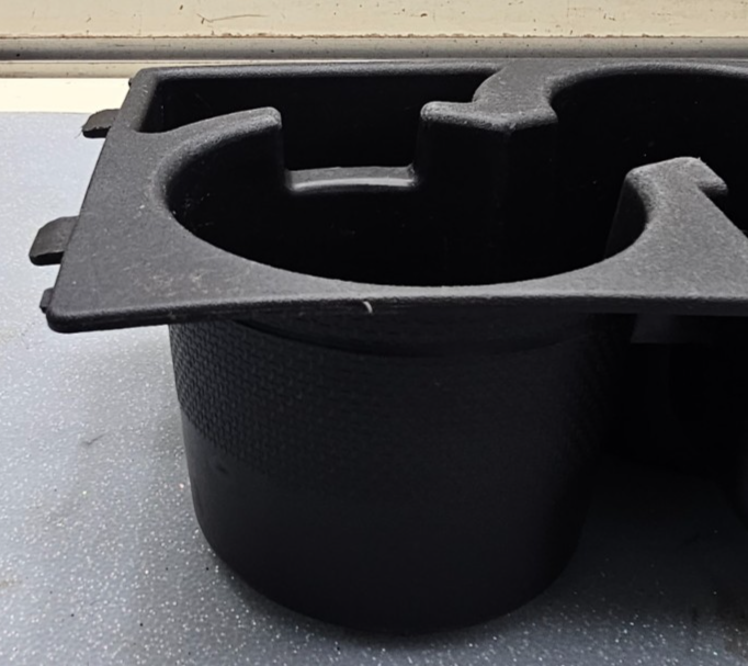 🔥08-12 CHEVROLET MALIBU CENTER CONSOLE CUP HOLDER INSERT ASSEMBLY BLACK OEM