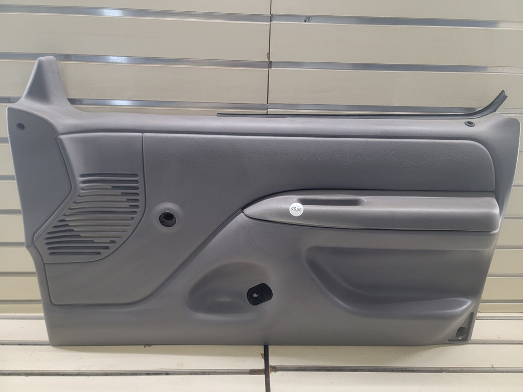 92-96 Ford F150 F250 BRONCO Door Panel Front right passenger 1/2 manual gray D18