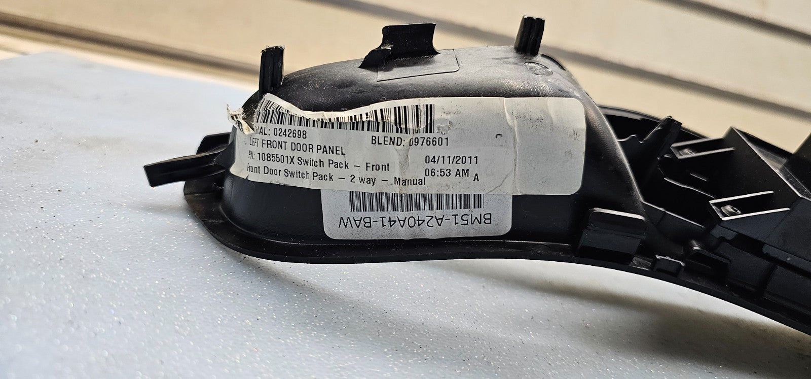 🔥12-18 Ford Focus Left driver Master Power Door Window Switch Bezel Black OEM