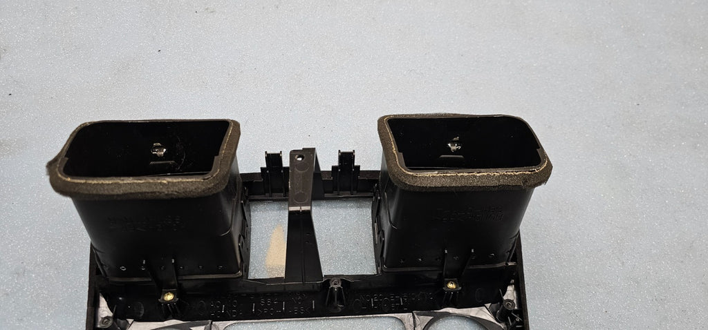 98-02 HONDA ACCORD FRONT CENTER DASH RADIO STEREO CLIMATE BEZEL TRIM PANEL BLACK