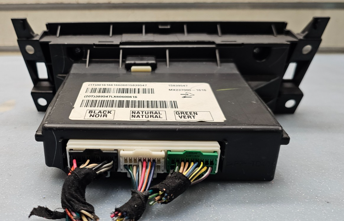 🔥08-09 Cadillac SRX Dash AC HVAC A/C Heater Temperature Climate Control Black