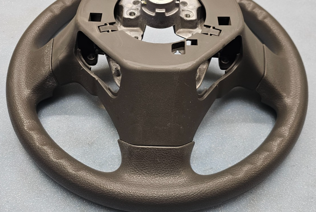 🔥09-13 TOYOTA MATRIX COROLLA FRONT STEERING COLUMN WHEEL ASSEMBLY BLACK LEATHER