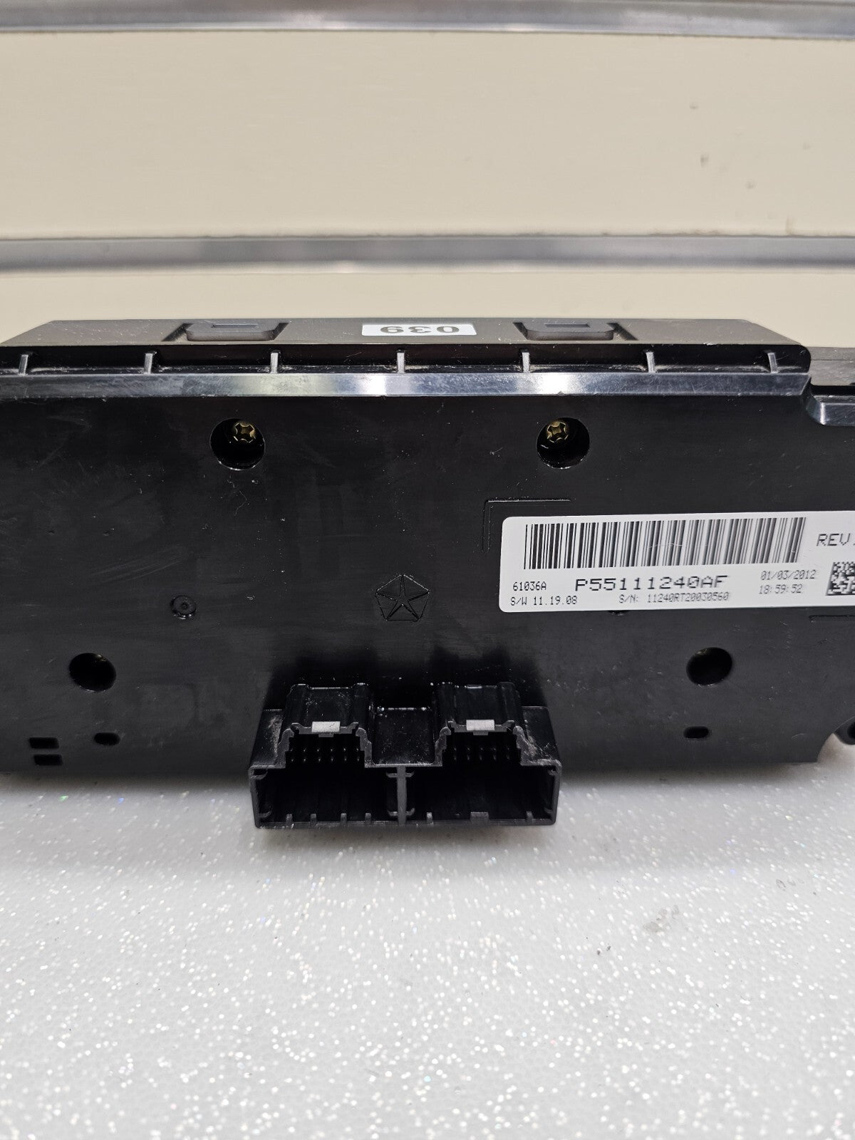 11-20 Dodge Grand Caravan Dash Front A/C Heater Temperature Climate Control UNIT