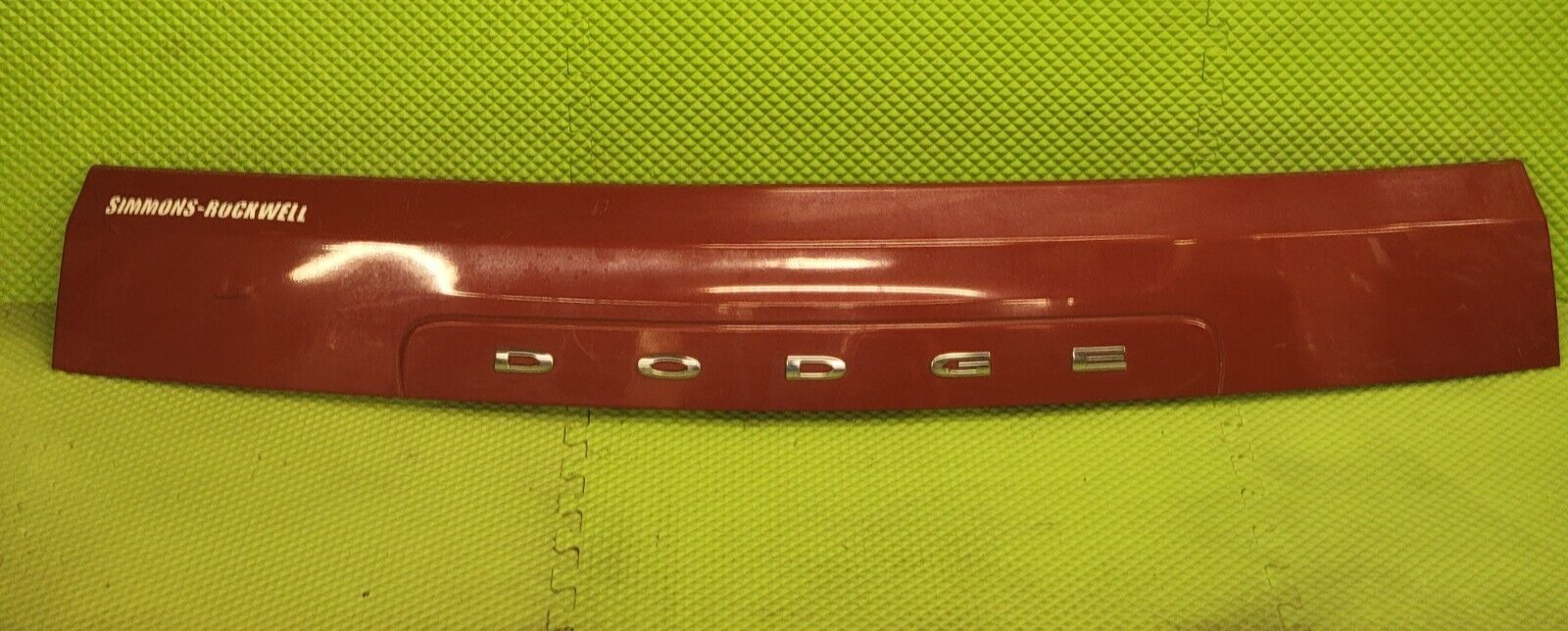 🔥2011-2018 Dodge Grand Caravan Rear Trunk Tailgate Center Molding TRIM OEM RED