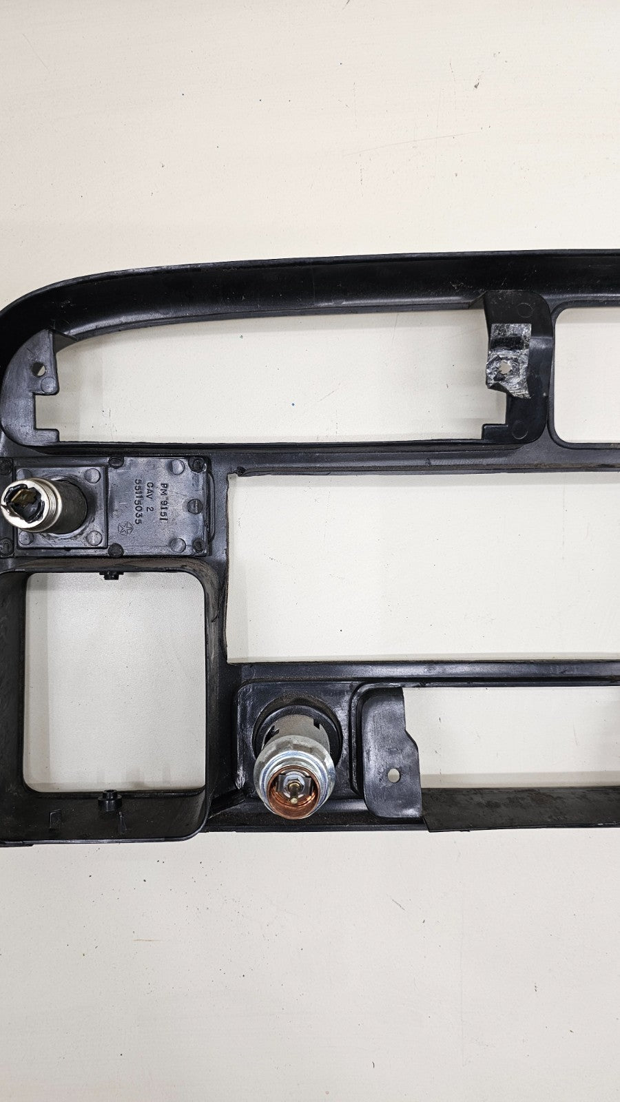 🔥94-97 Dodge Ram Dash Instrument Speedometer Cluster Bezel Panel Black/Wood
