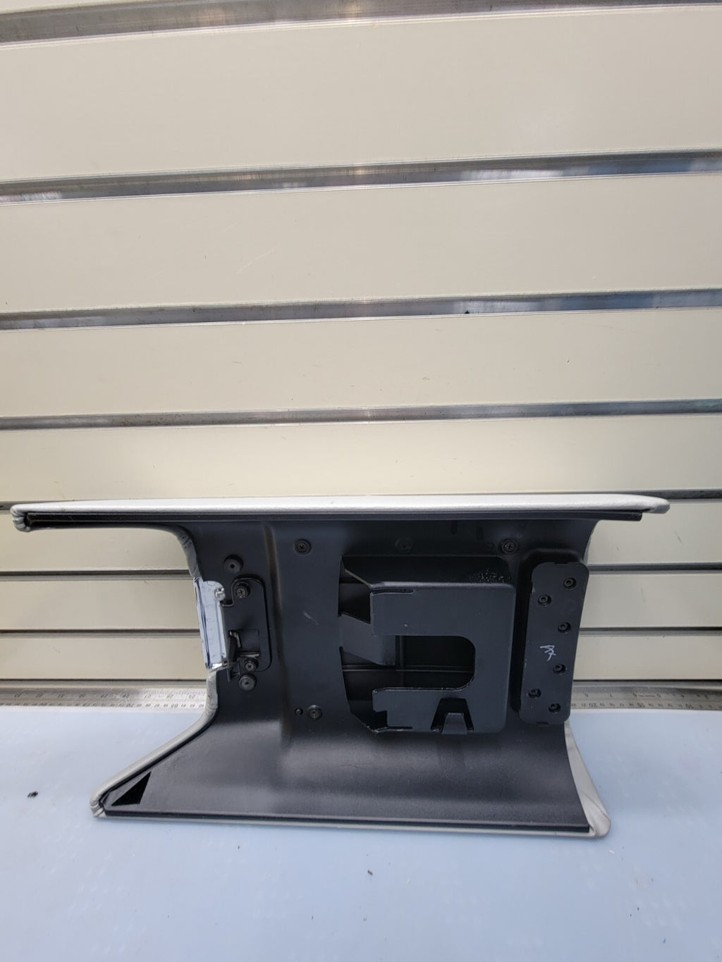 🔥03-06 Lincoln Navigator Center Console Lid Armrest Dove Leather Light Gray L18