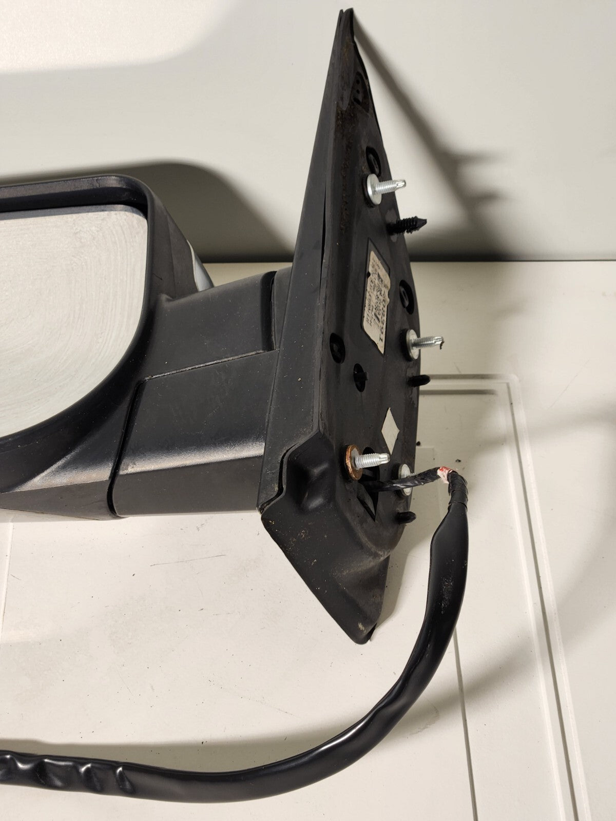 🔥04-14 Nissan Armada Left Driver Chrome Power Mirror W/Ht Mem Lamp Black