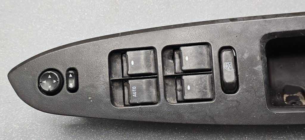 🔥06-08 CHEVY IMPALA LEFT DRIVER MASTER POWER WINDOW SWITCH BEZEL ASSEMBLY BLACK