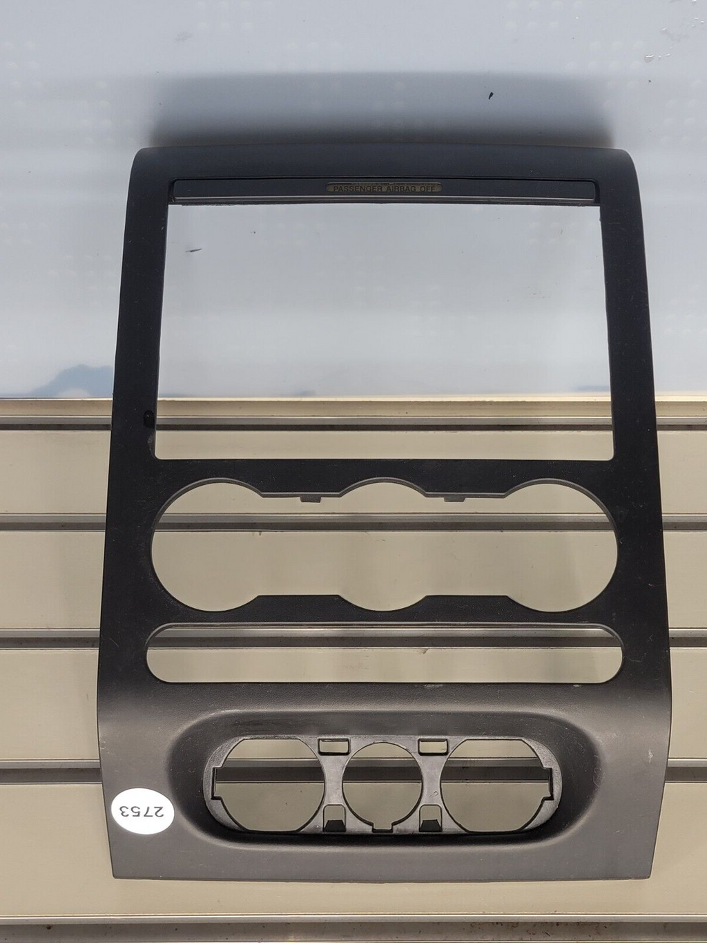 🔥04-08 Ford F-150 Dash Radio Climate Bezel Center Trim Panel CARBON BLACK A3