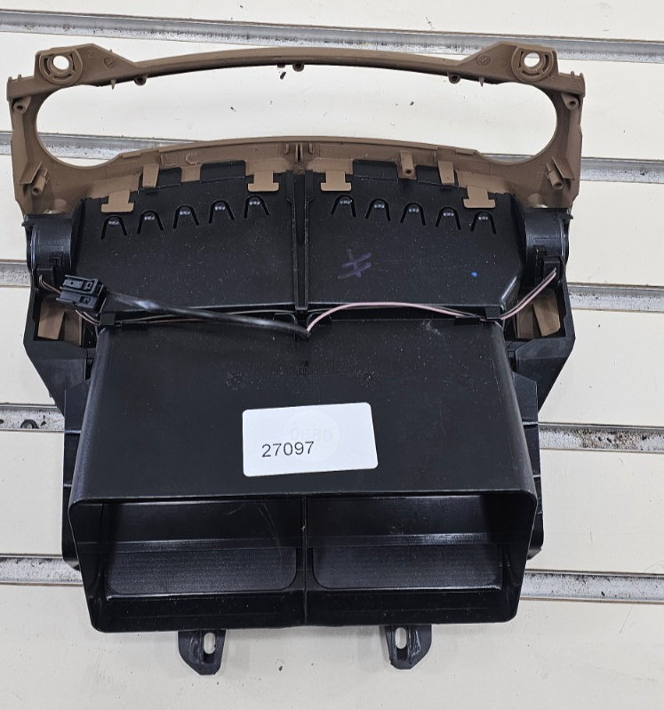 🔥07-09 MERCEDES E-CLASS DASH A/C CLIMATE TEMPERATURE HEATER CONTROL BEZEL TAN