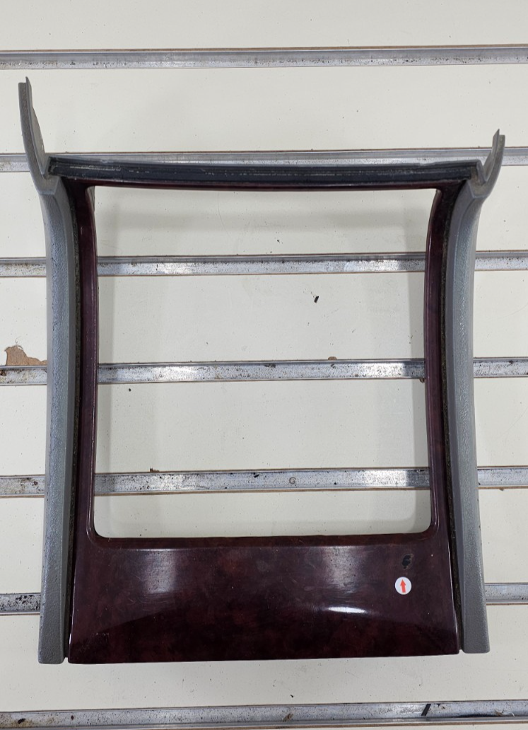 🔥03-06 Escalade Lower Bezel Center Console Cup Holder Panel Cover Wood/Silver