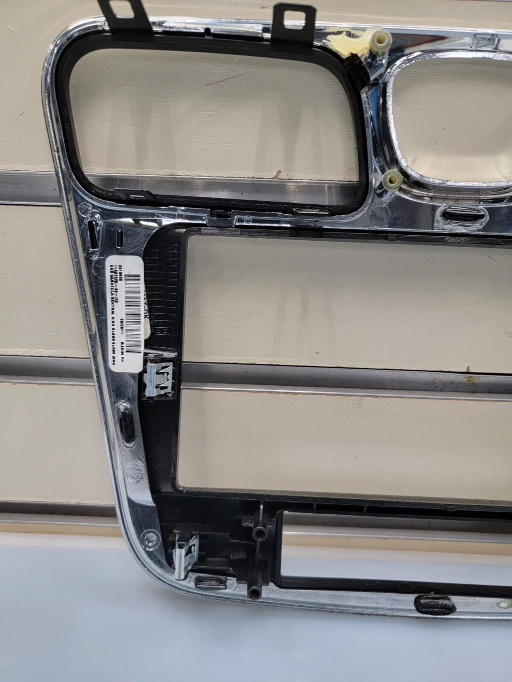 🔥11-14 Chrysler 200 Radio Climate Dash Trim Bezel with Traction Control SILVER