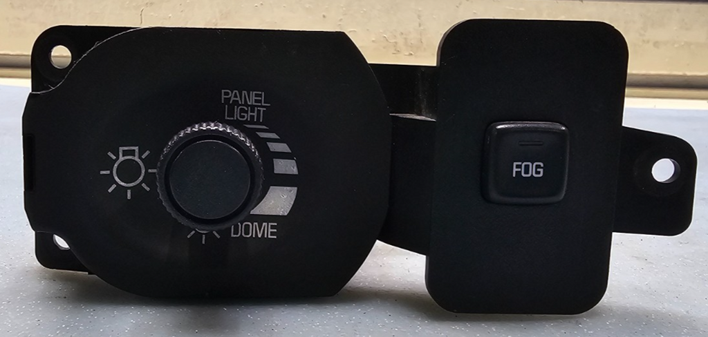 00-05 CHEVY IMPALA MONTE CARLO HEADLIGHT FOG HEAD LAMP LIGHT DIMMER SWITCH BLACK