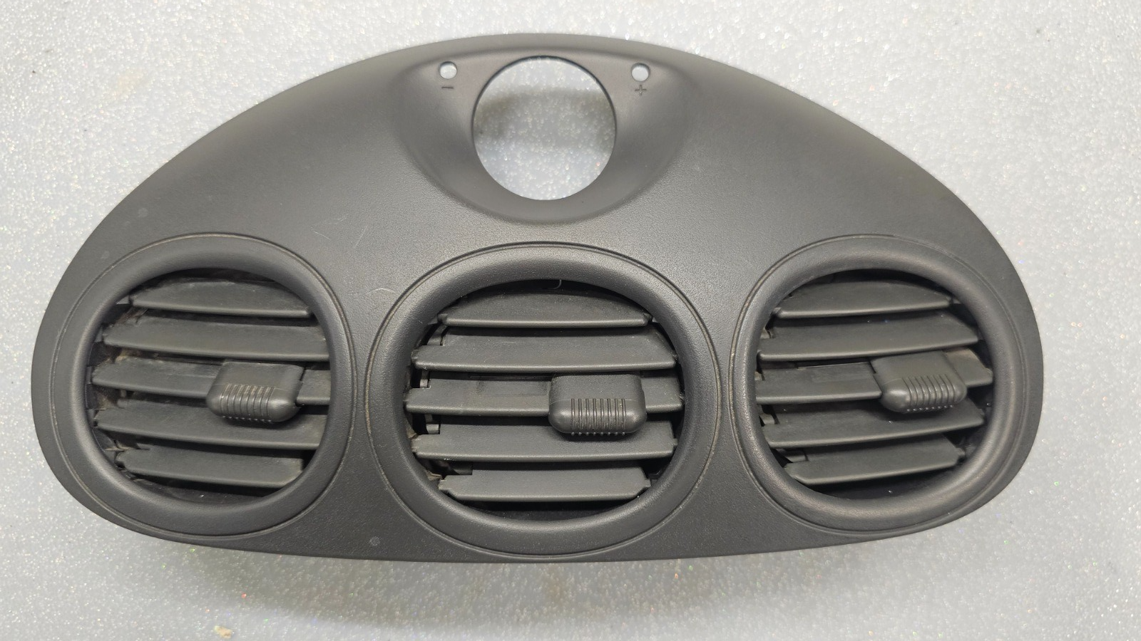 🔥98-04 Chrysler 300M Front Center Dash Air A/C Air Heater Vent W/ Clock Gray