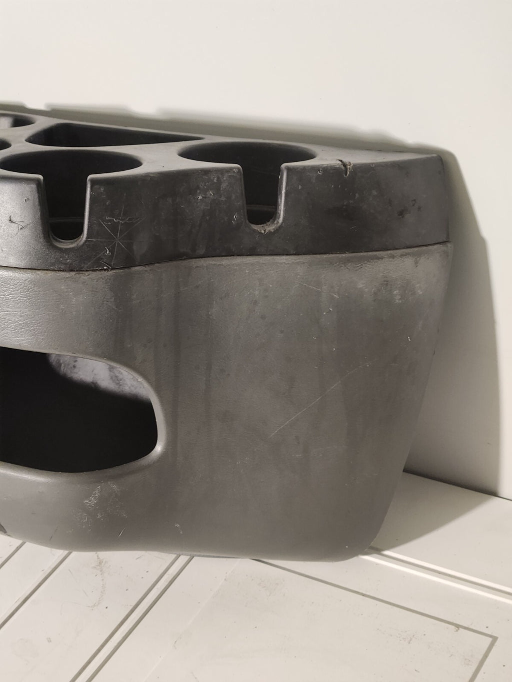 97-13 FORD ECONOLINE VAN E150 E250 E350 E450 FRONT CENTER CONSOLE Cupholder GRAY
