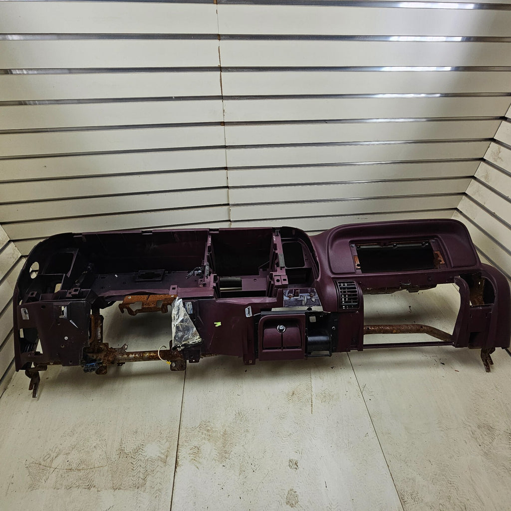 🔥95-99 CHEVY GMC SILVERADO C/K Dashboard DASH CORE Frame Mount DARK RED DB2