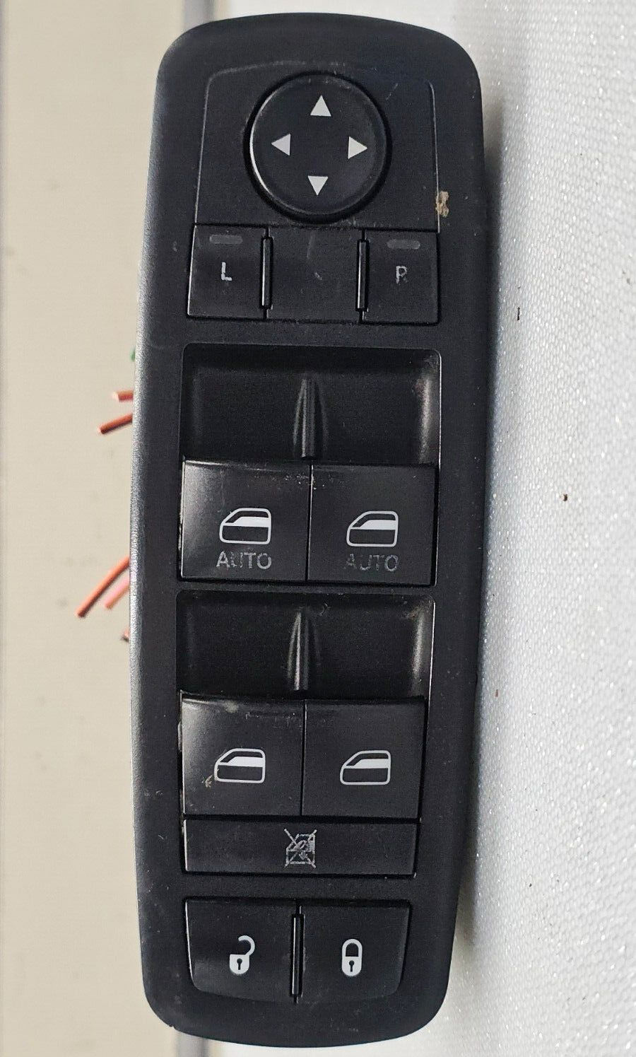 🔥08-20 Grand Caravan Town Country Master Left Driver Window Switch BLACK WS29