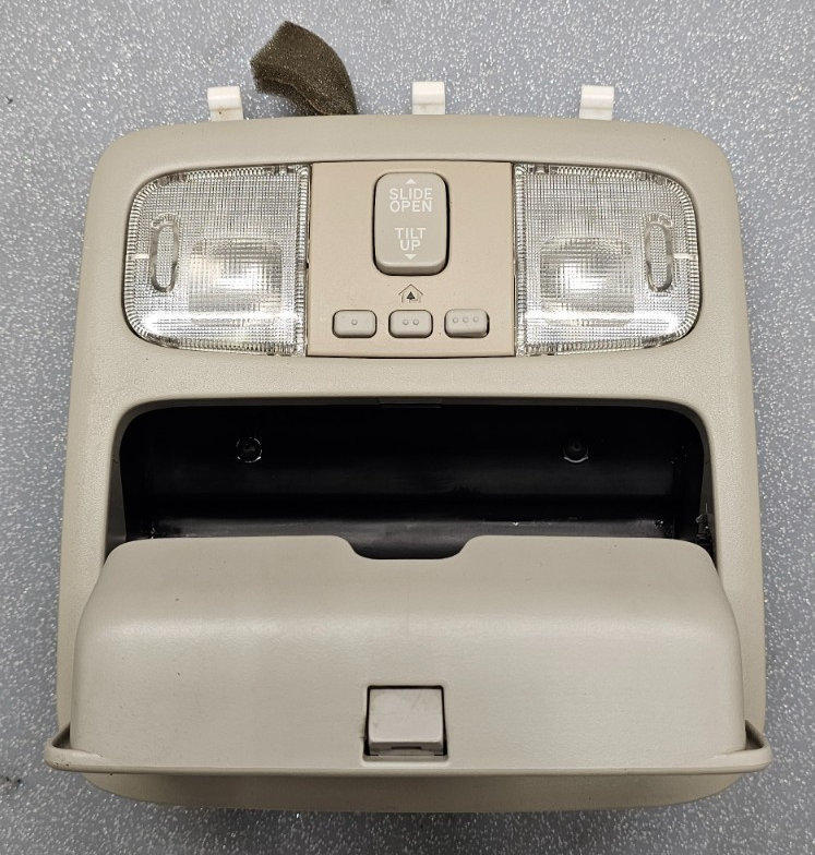 🔥02-06 Toyota CAMRY 4RUNNER Overhead Console DOME Light🔴Storage GRAY 012