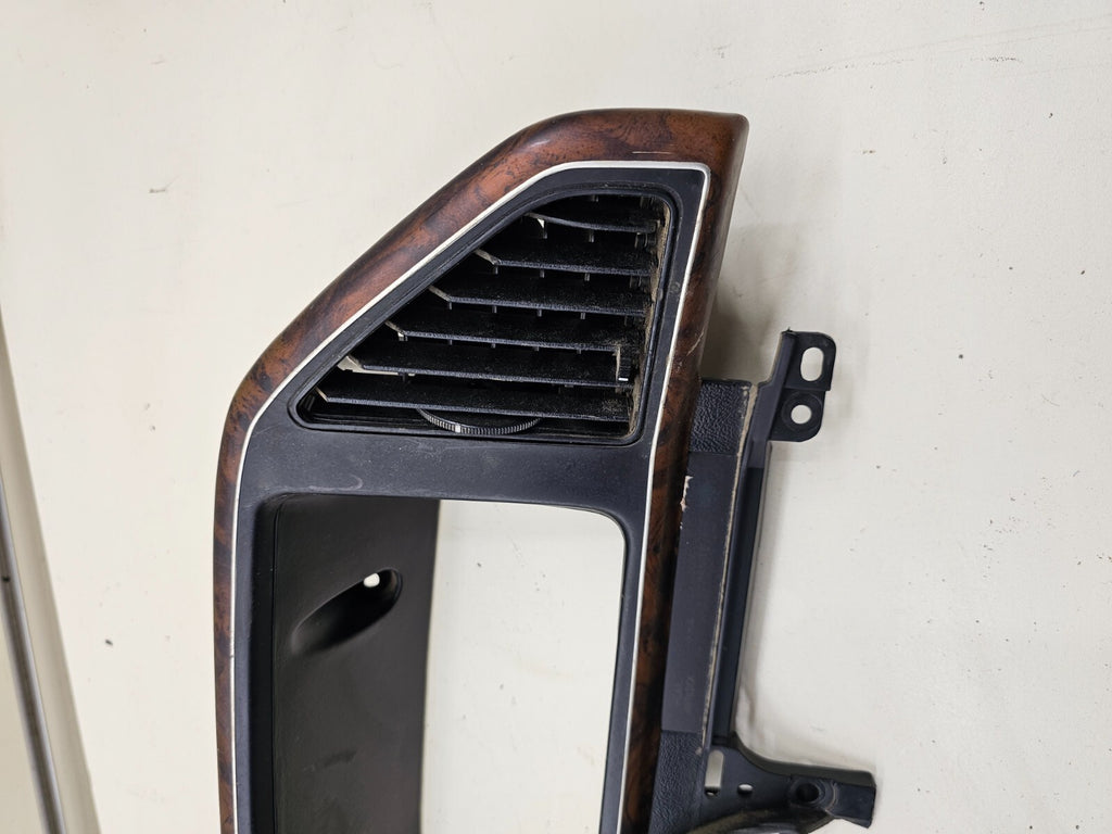 87-91 F150 BRONCO Dash Instrument CLUSTER Bezel Speedo Gauge Trim WOOD/Black C11