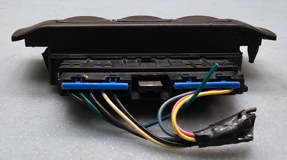 🔥96-99 SATURN SC SL SW Rear Window Defogger Switch traction control Black OEM