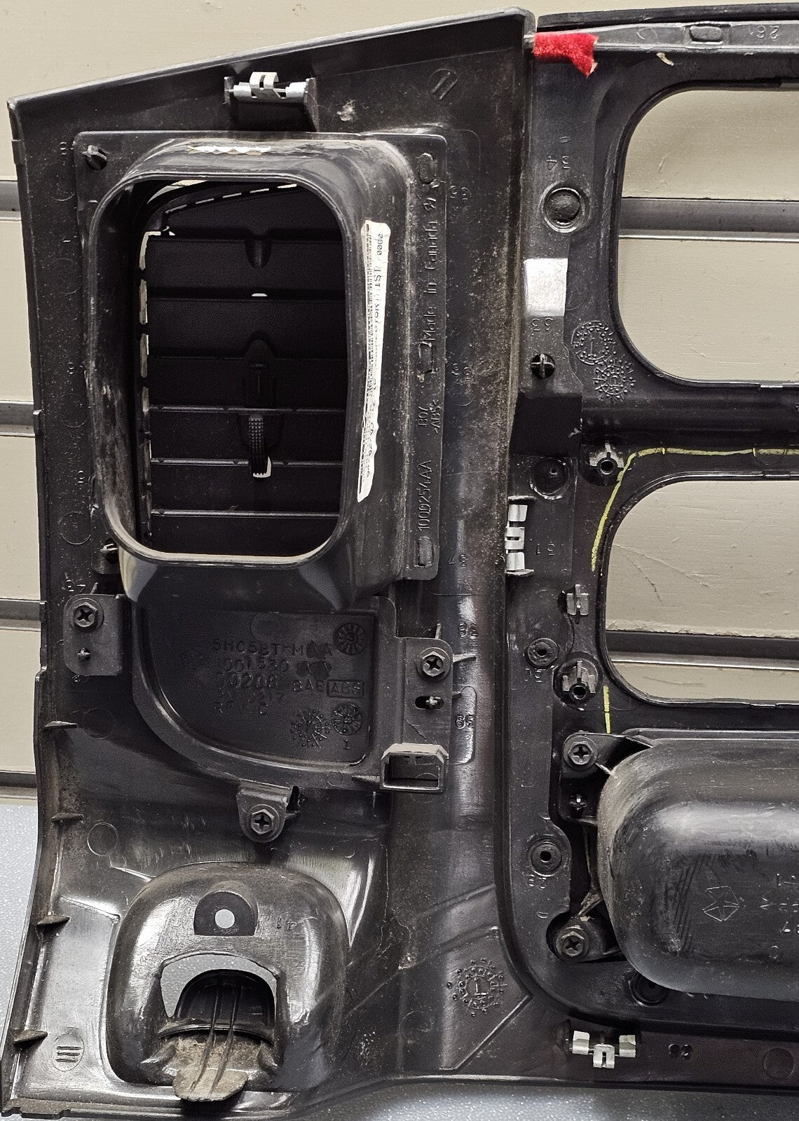 🔥02-05 Dodge RAM Dash RADIO Audio Stereo Bezel Climate Trim Panel Black B10