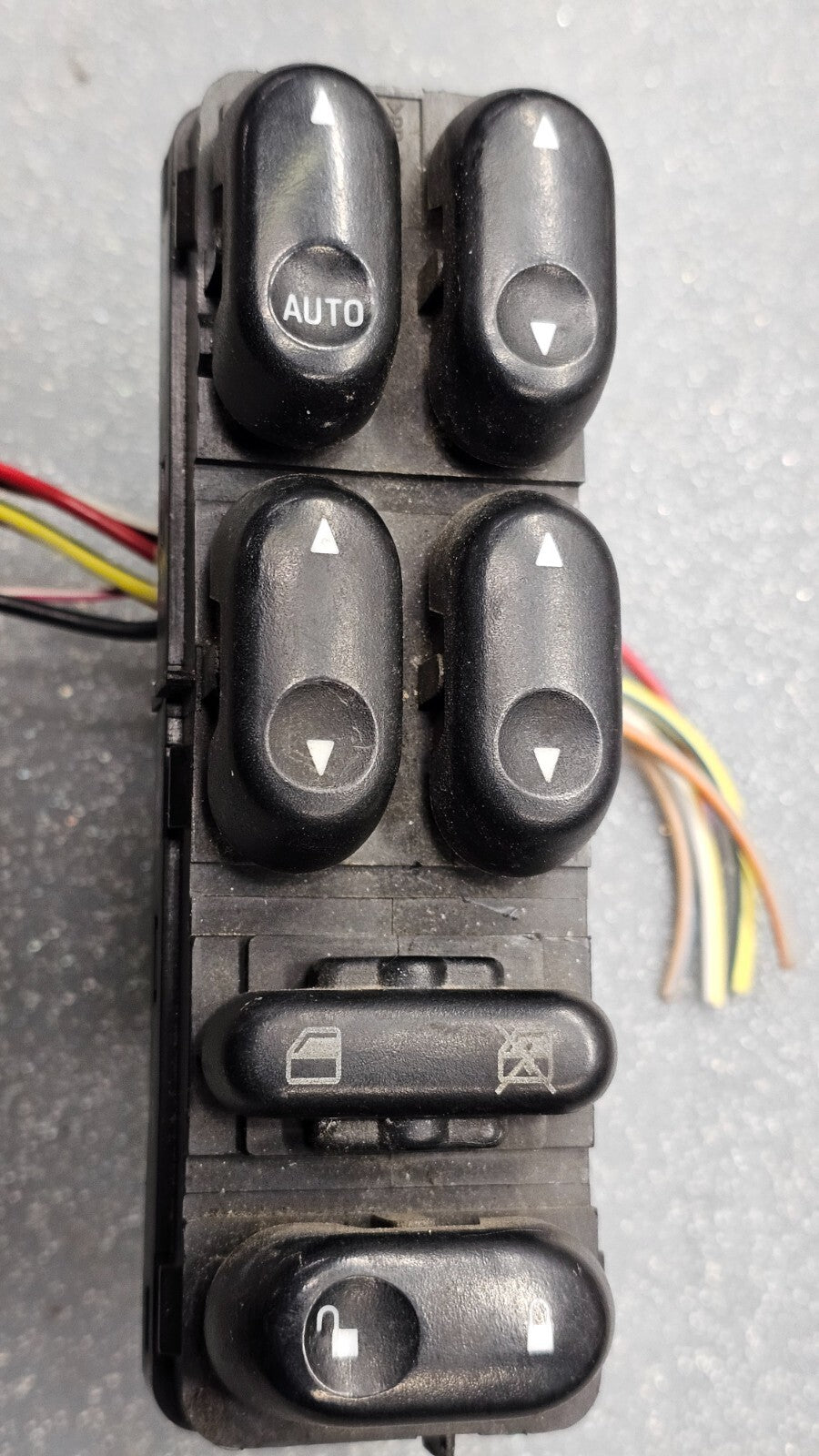 🔥01-07 Escape Mariner Tribute Front Left Driver Master Door Window Switch Black
