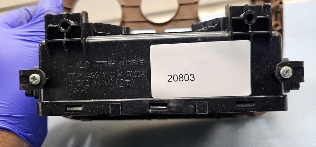 🔥06-08 Sonata A/C Heater Temperature Climate Control Switch Panel Bezel Wood