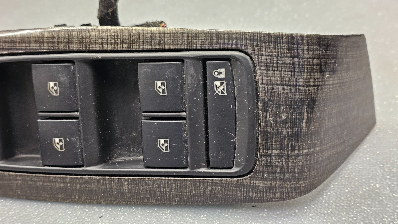 🔥11-16 Cruze Malibu Orlando Left Driver Master Power Window Switch Wood OEM