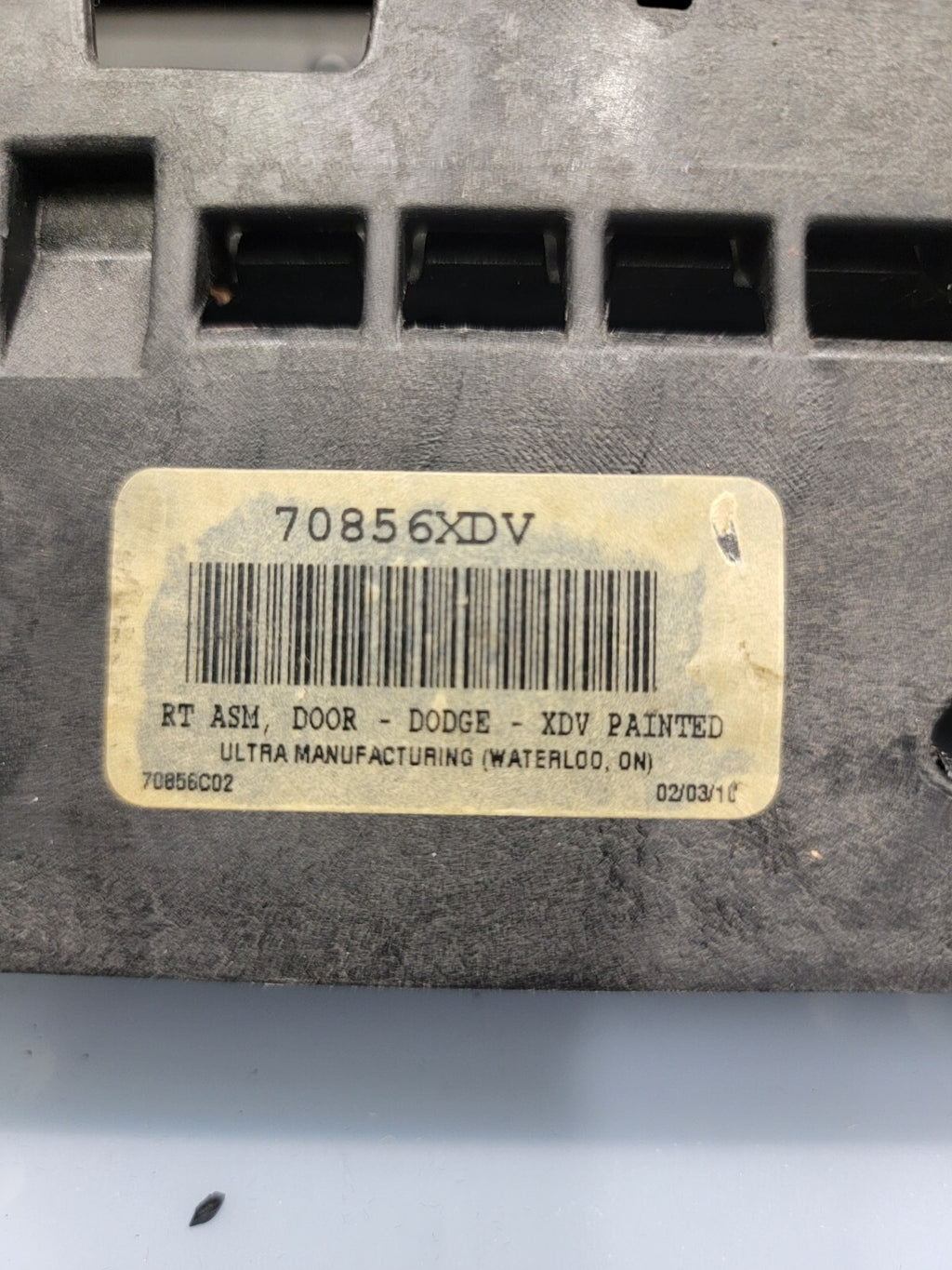 🔥08-10 DODGE GRAND CARAVAN TOWN & COUNTRY SXT FRONT DASH UPPER GLOVE BOX GRAY