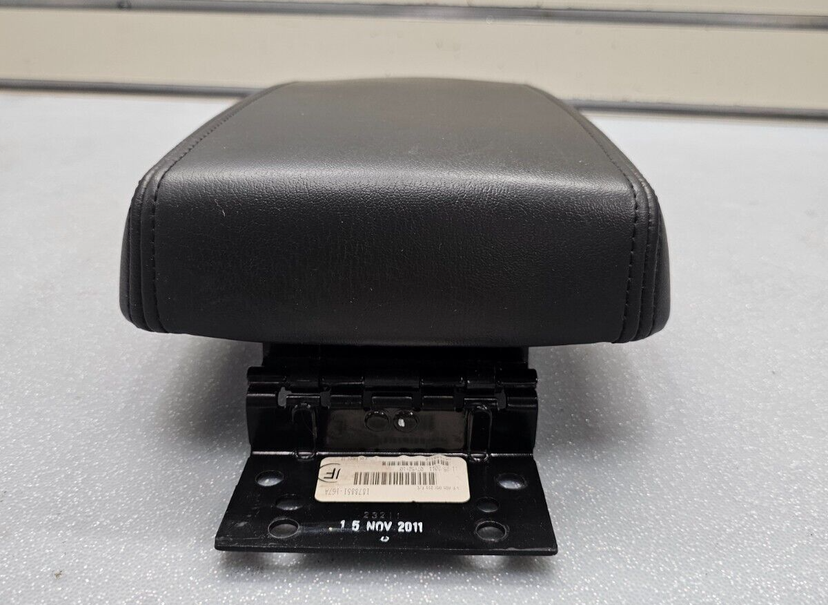 🔥06-14 CHEVROLET IMPALA CENTER CONSOLE ARM REST LID TOP PAD COVER BLACK LEATHER