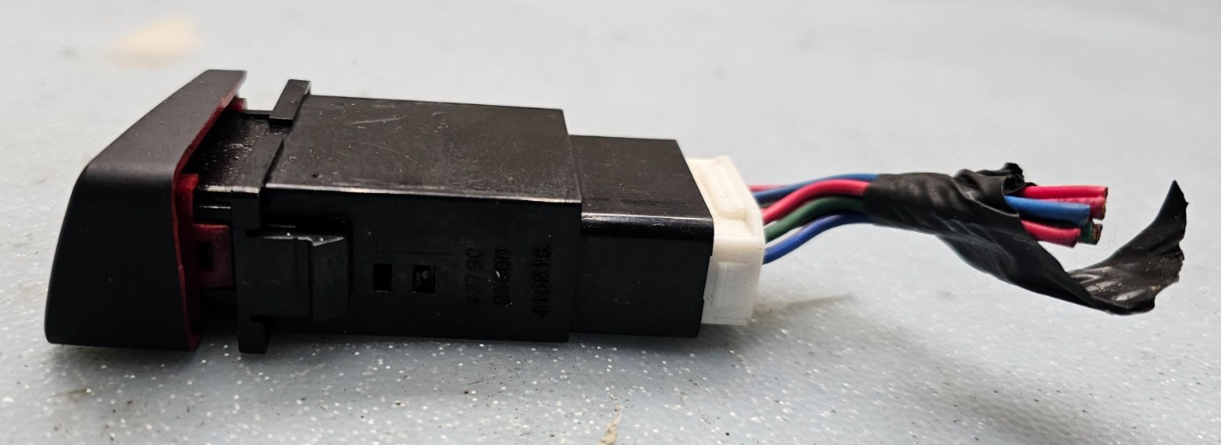 🔥02-05 Hyundai XG350 Emergency Hazard Warning Light Lamp Switch Button Black