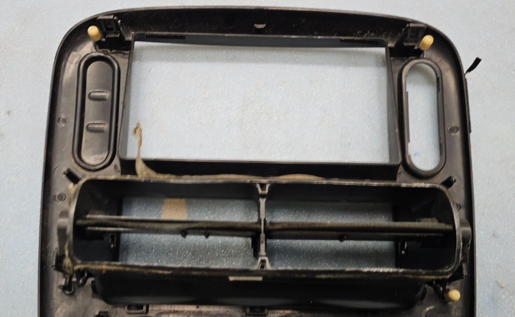 🔥02-05 FORD EXPLORER RADIO AUDIO CLIMATE TEMPERATURE CONTROL BEZEL SILVER