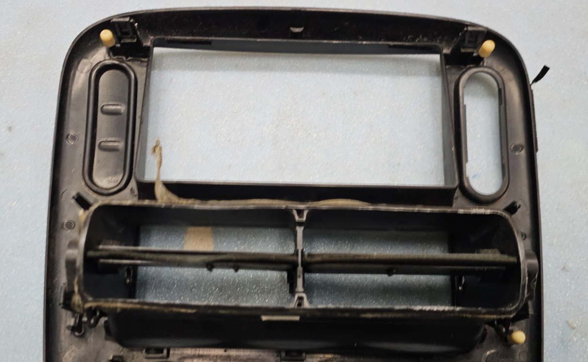 🔥02-05 FORD EXPLORER RADIO AUDIO CLIMATE TEMPERATURE CONTROL BEZEL SILVER