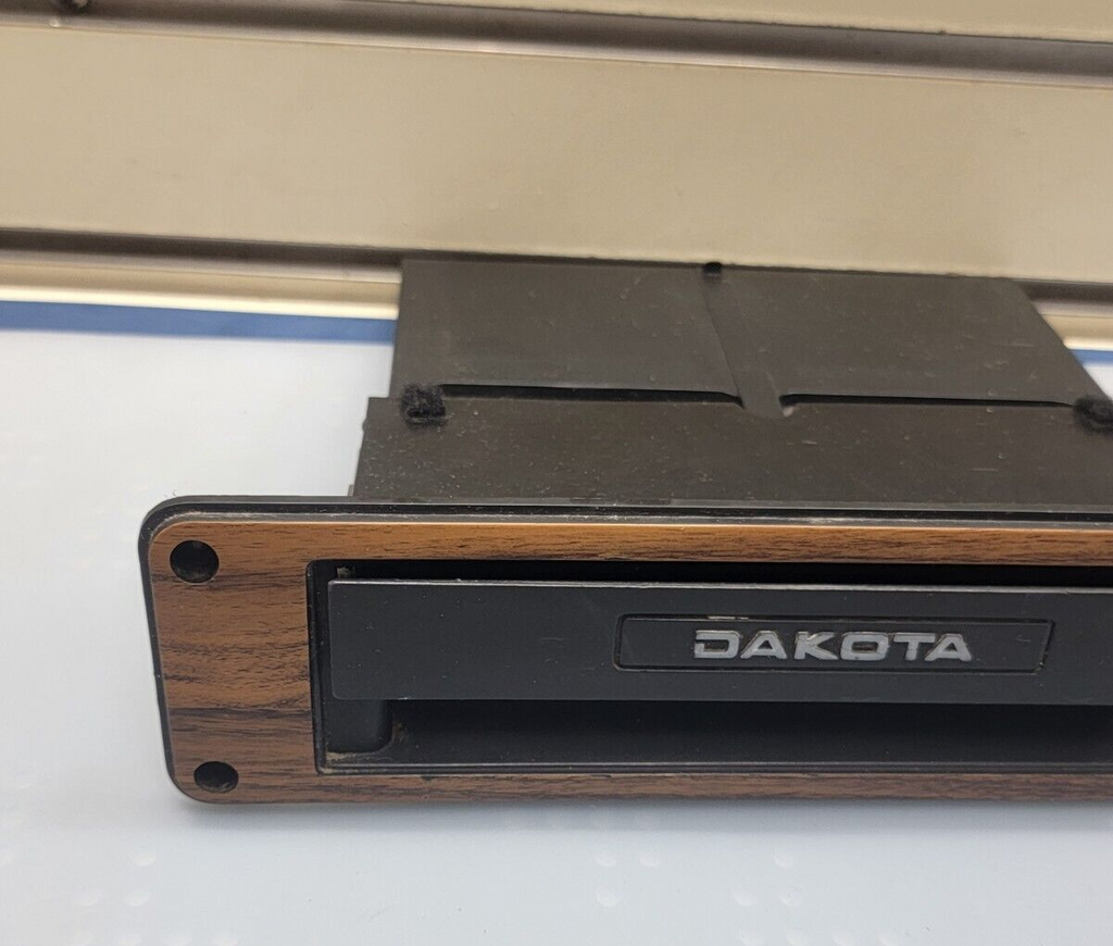 🔥87-96 Dodge Dakota Dash Slide Out Cup Holder & Bezel W/Vent Trim Woodgrain OEM