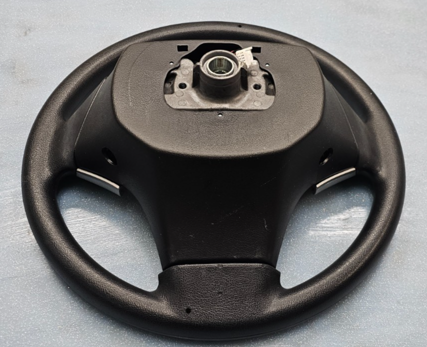 🔥07-09 Elantra Left Driver Steering Column Wheel Cruise Control Leather Black