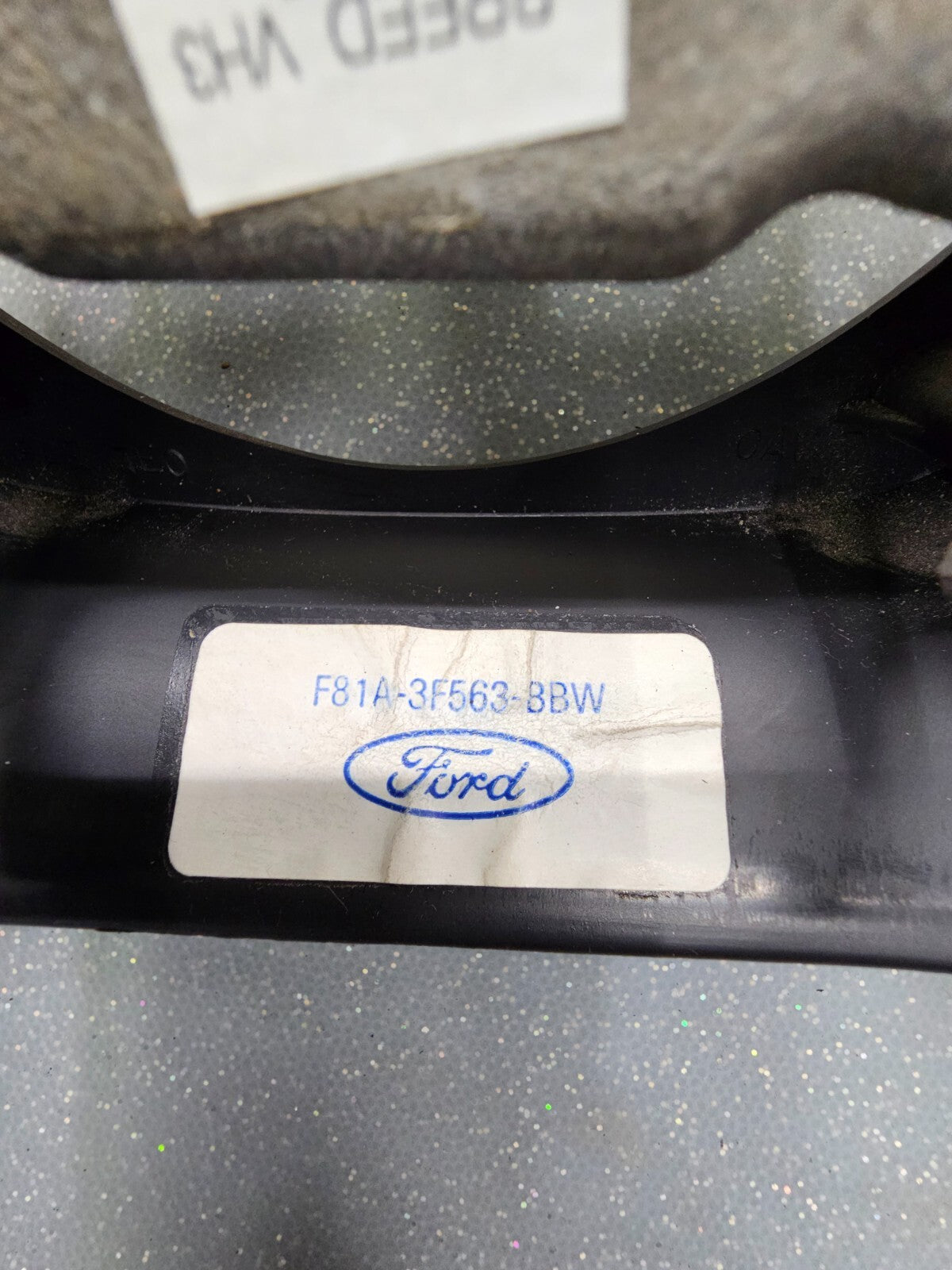 🔥1997-2003 Ford F-150 F-250 EXPEDITION Leather Steering Wheel Cruise Black OEM